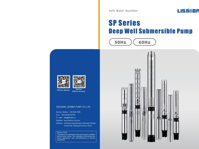 SP Series Deep Well Submersible Pump | 50Hz、60Hz